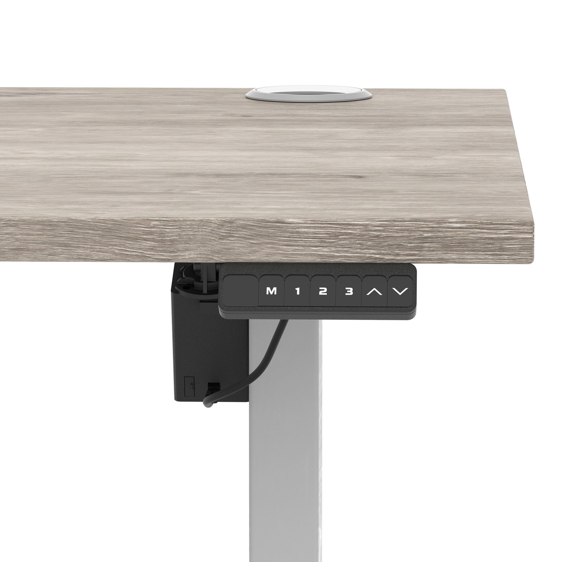 Air Lite Height Adjustable Desk With Cable Ports
