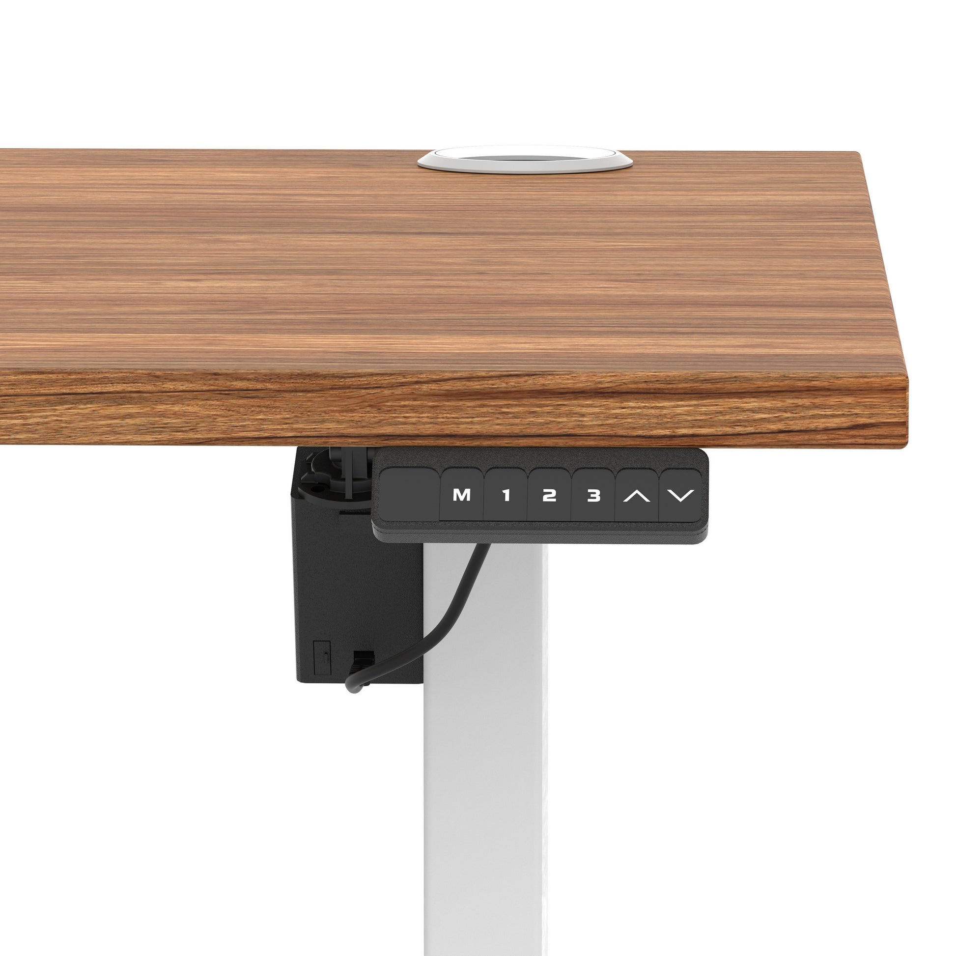 Air Lite Height Adjustable Desk With Cable Ports