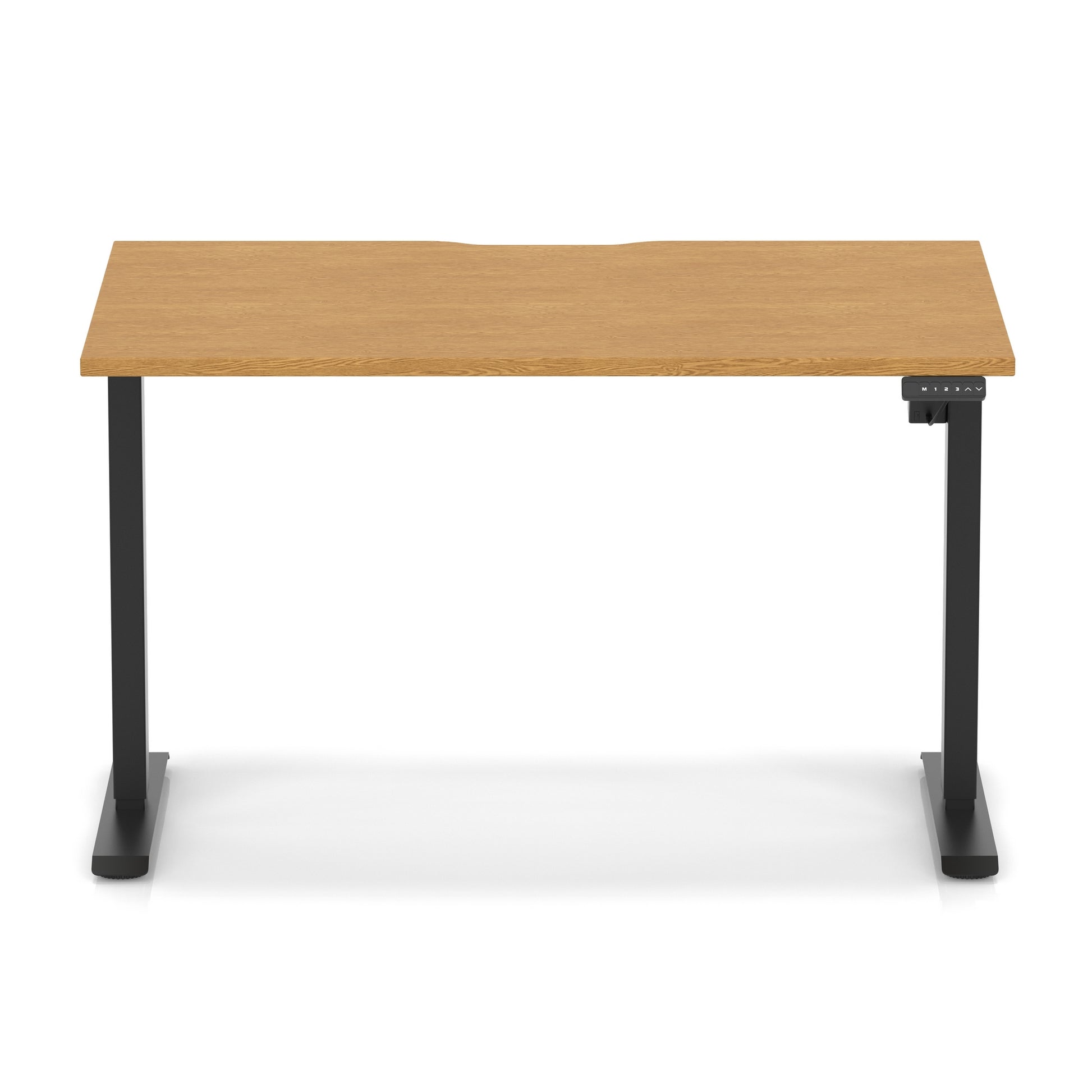 Air Lite Height Adjustable Desk With Scalloped Edge