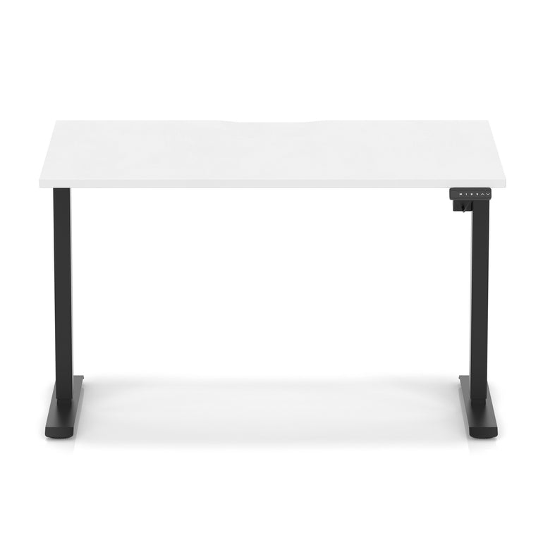 Air Lite Height Adjustable Desk With Scalloped Edge