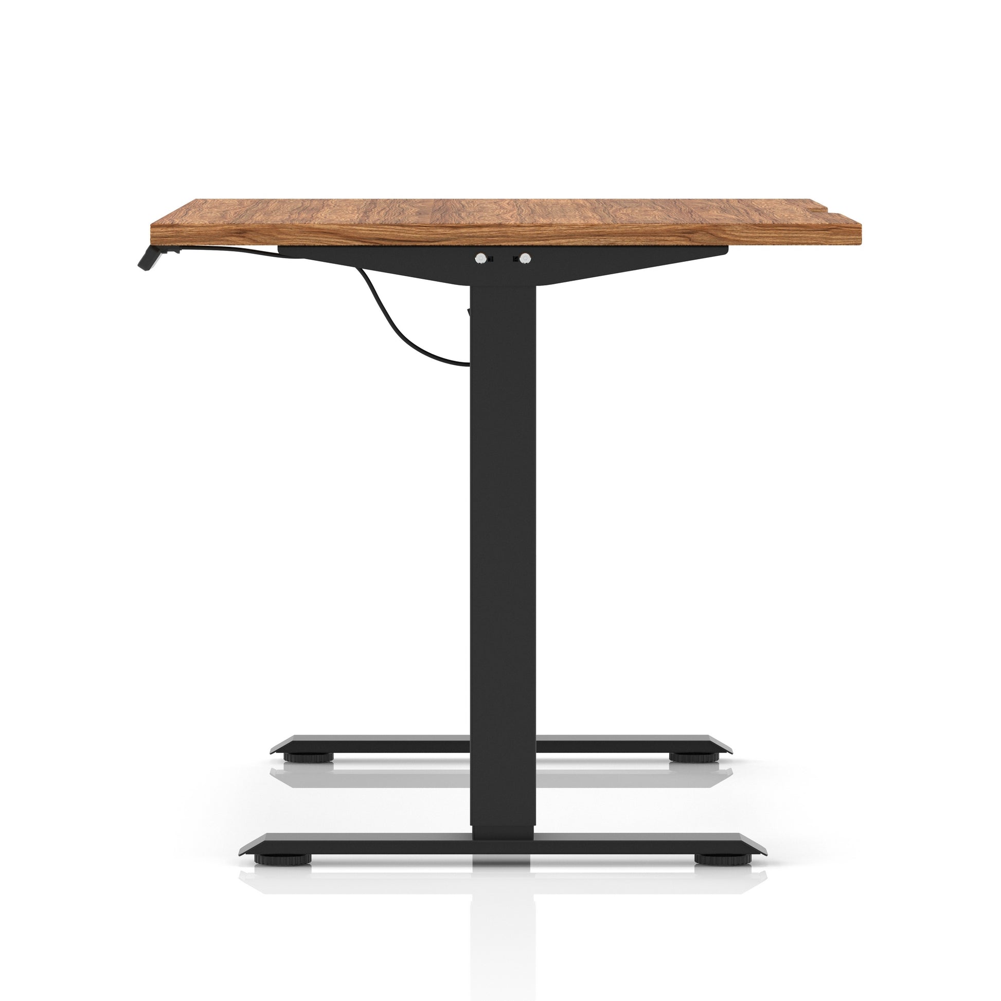 Air Lite Height Adjustable Desk With Scalloped Edge