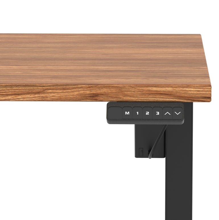 Air Lite Height Adjustable Desk With Scalloped Edge