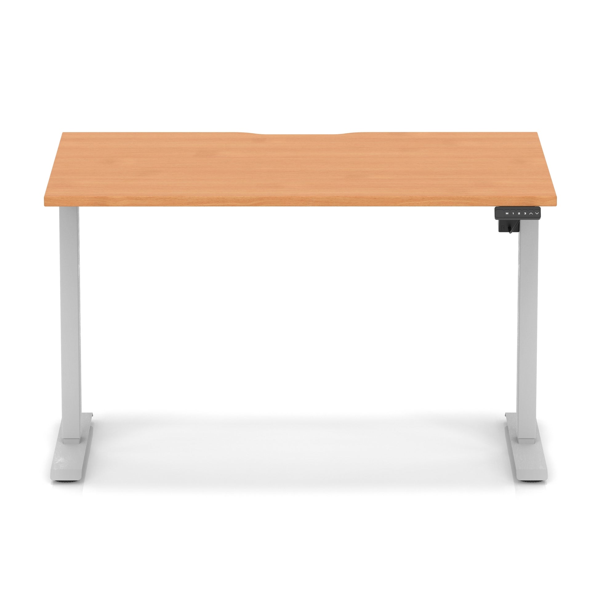 Air Lite Height Adjustable Desk With Scalloped Edge