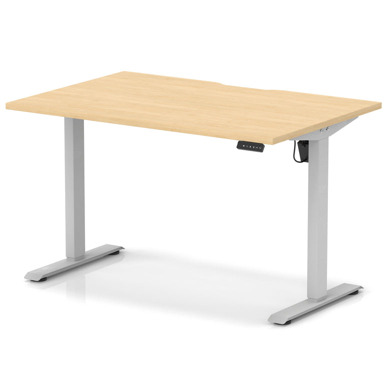 Air Lite Height Adjustable Desk With Scalloped Edge