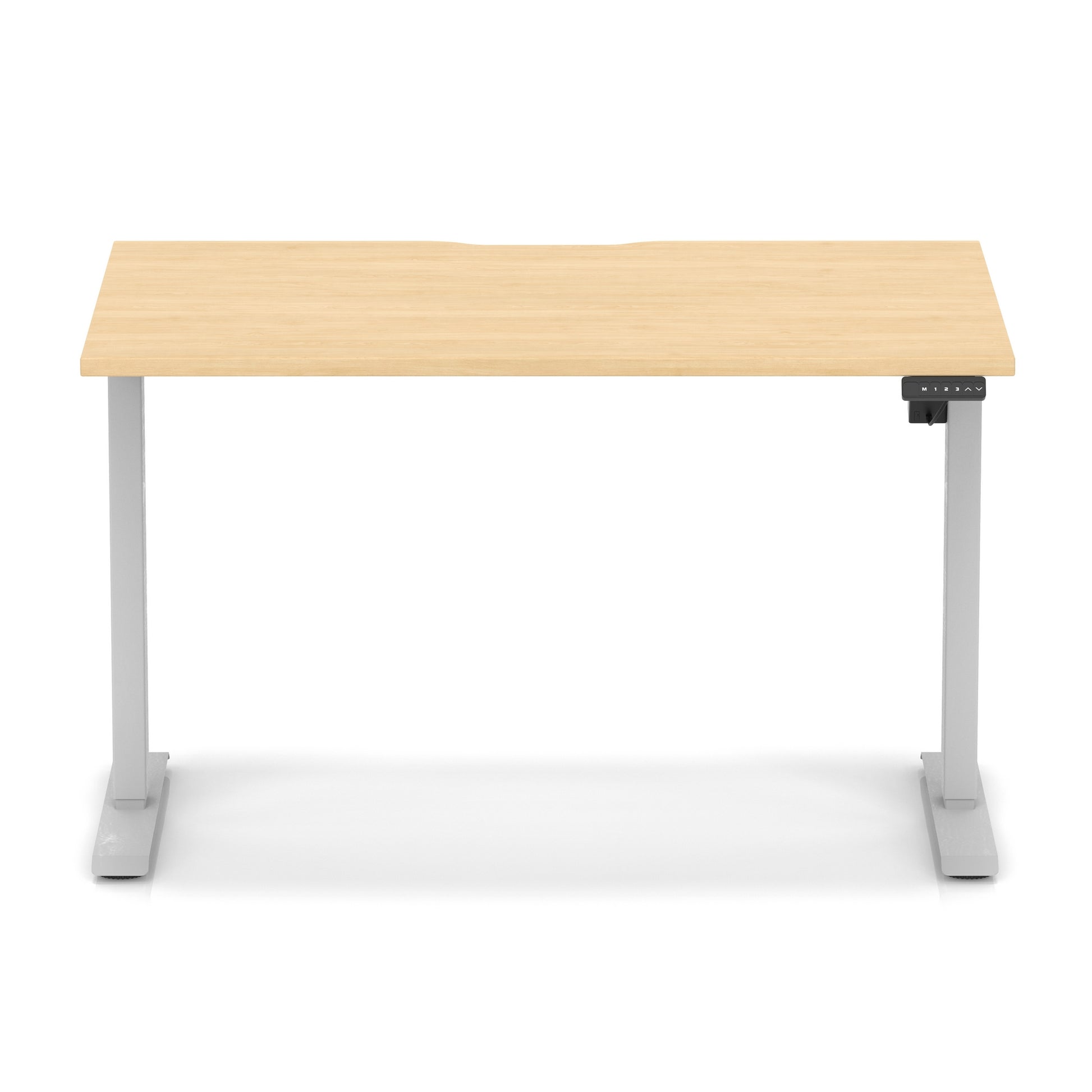 Air Lite Height Adjustable Desk With Scalloped Edge
