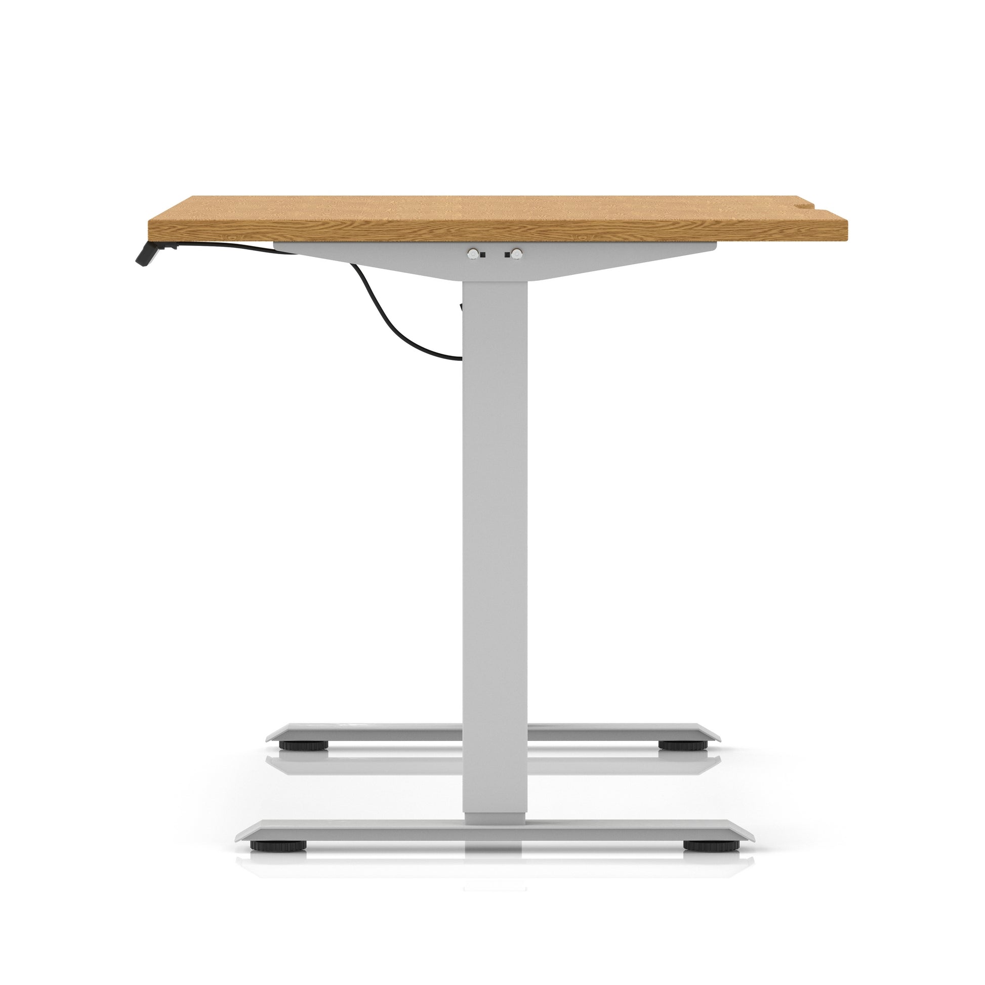 Air Lite Height Adjustable Desk With Scalloped Edge