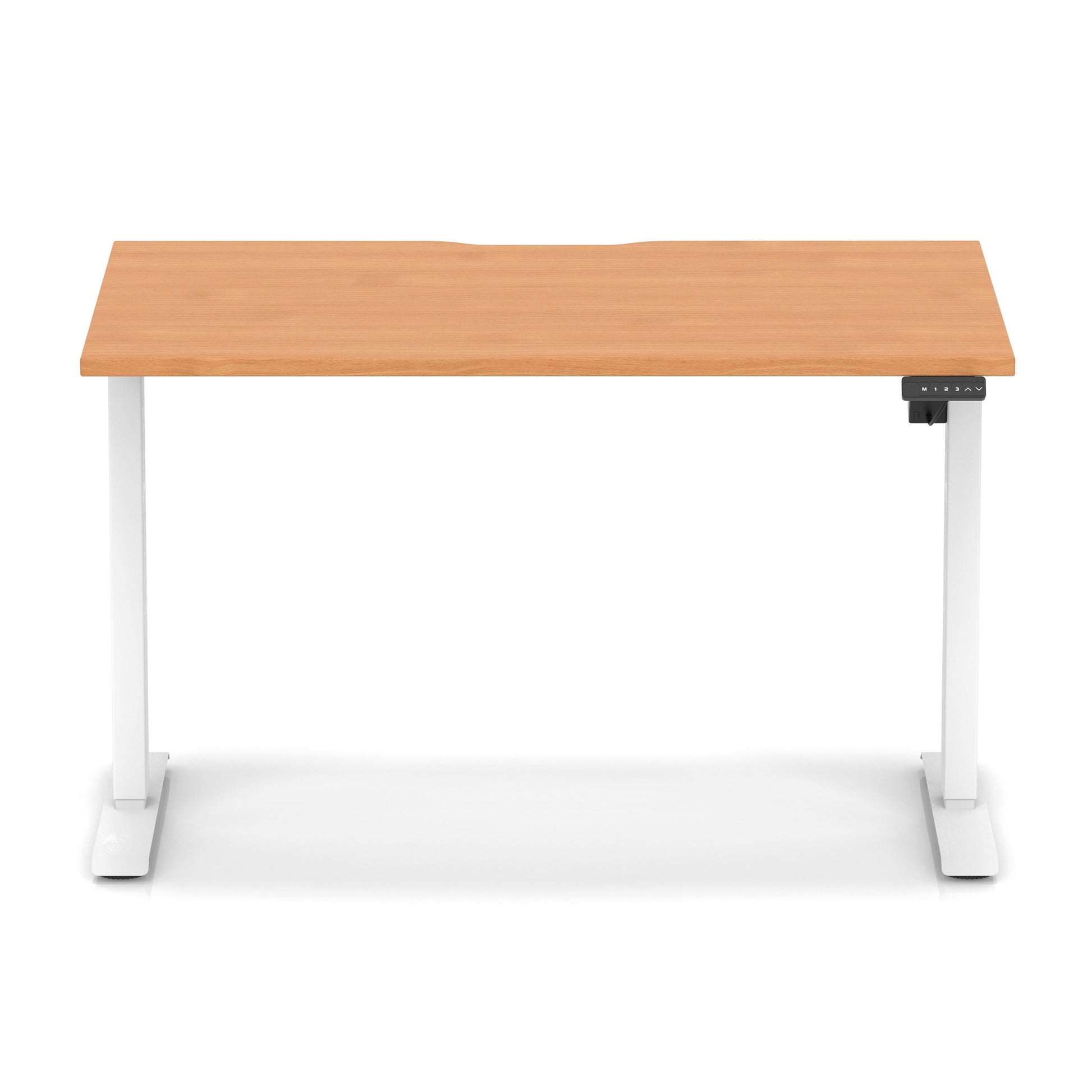 Air Lite Height Adjustable Desk With Scalloped Edge