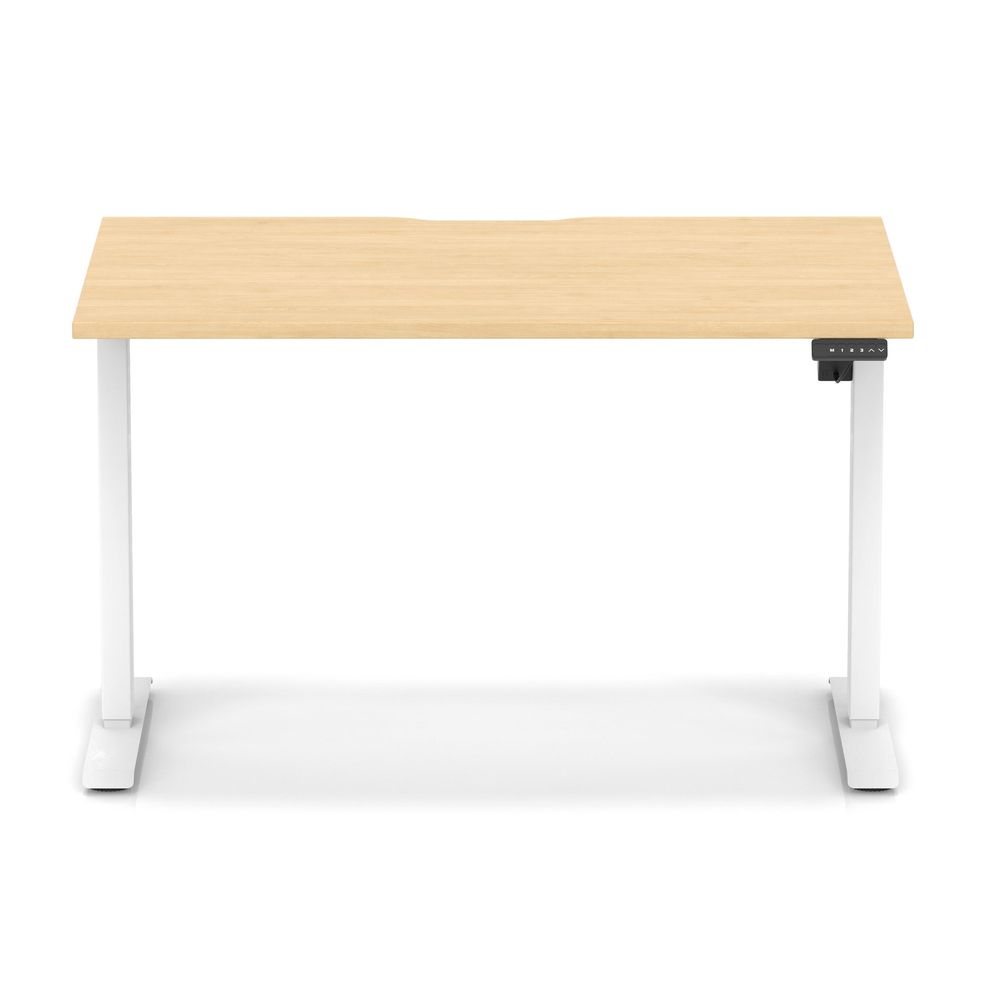 Air Lite Height Adjustable Desk With Scalloped Edge