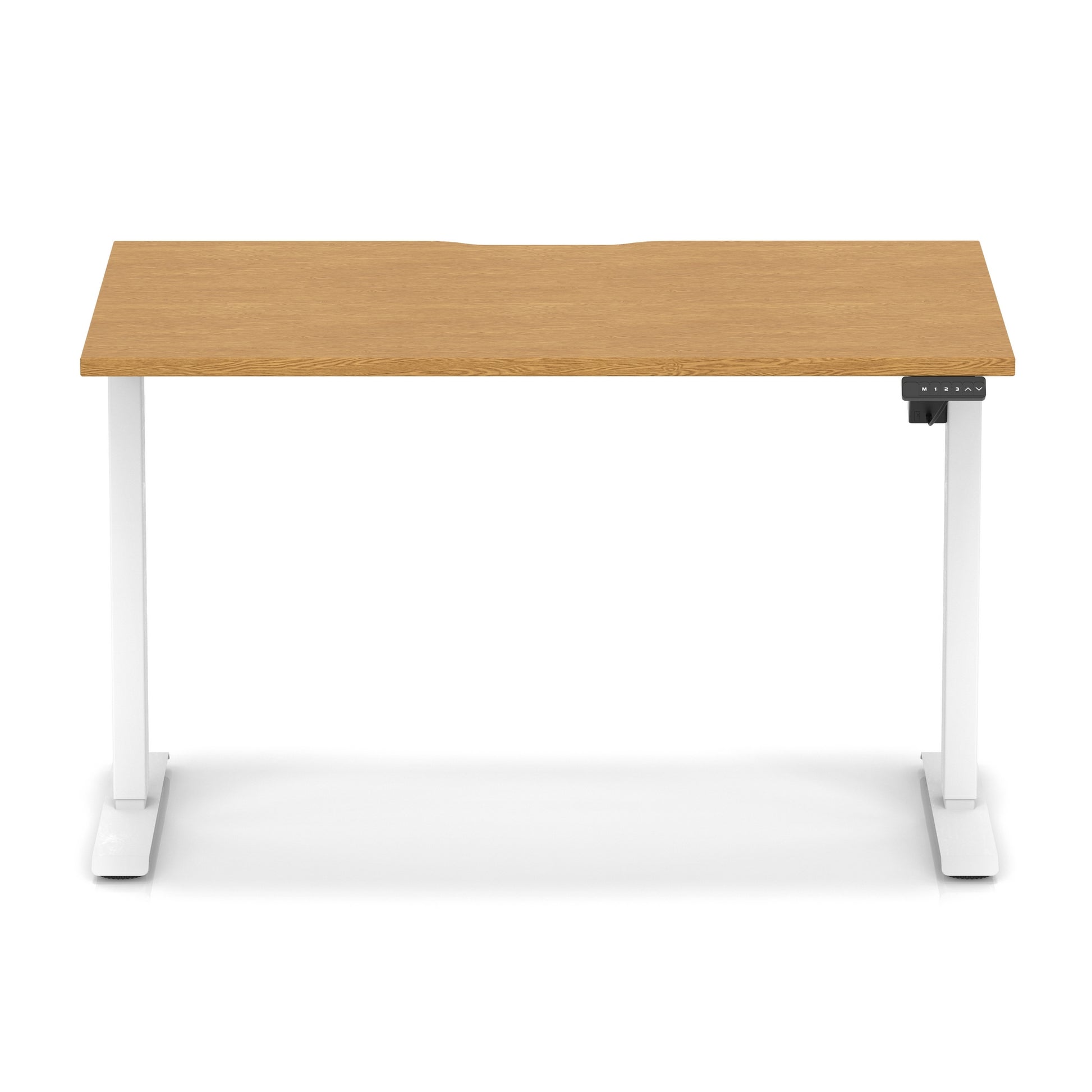 Air Lite Height Adjustable Desk With Scalloped Edge
