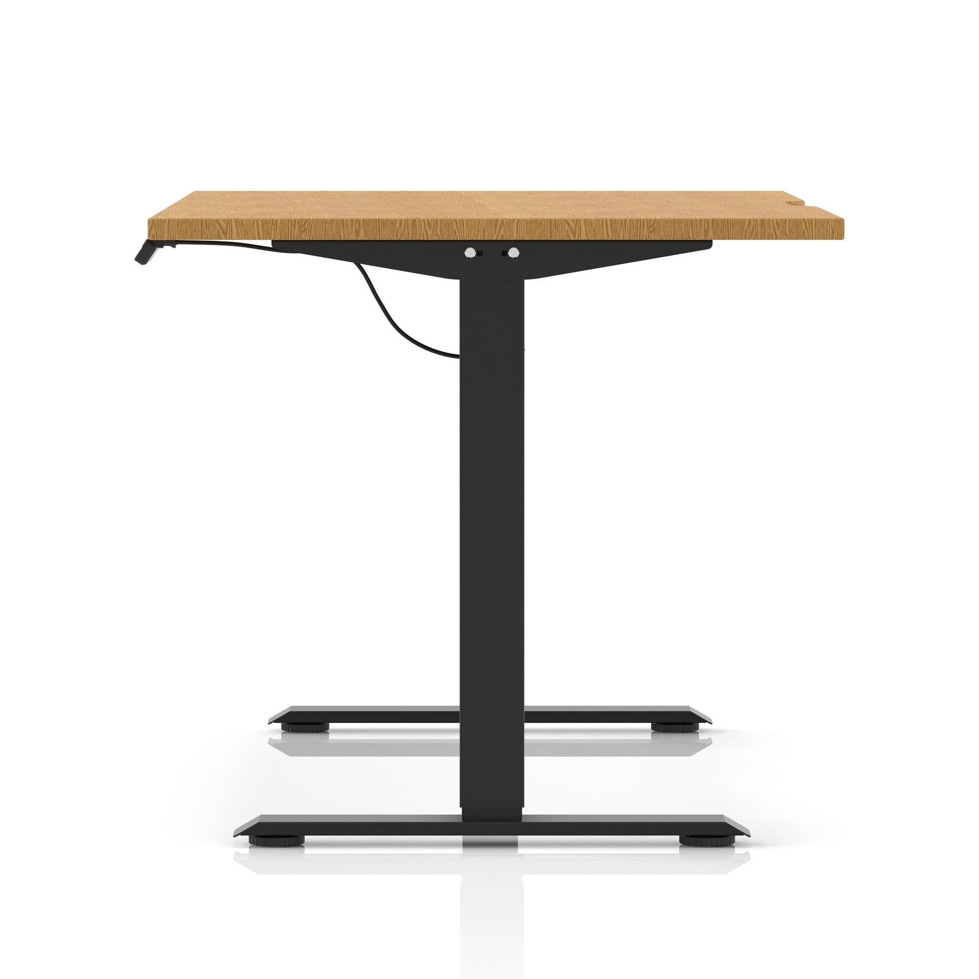 Air Lite Height Adjustable Desk With Scalloped Edge