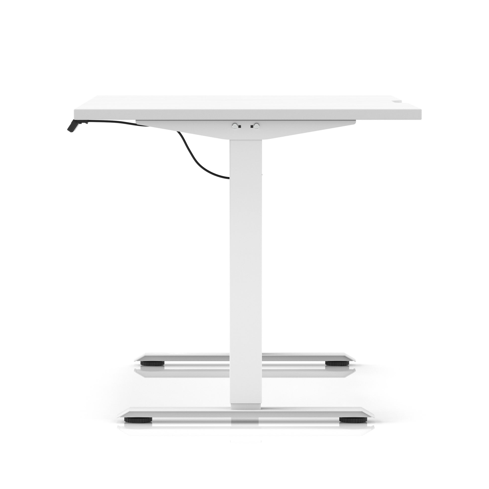 Air Lite Height Adjustable Desk With Scalloped Edge