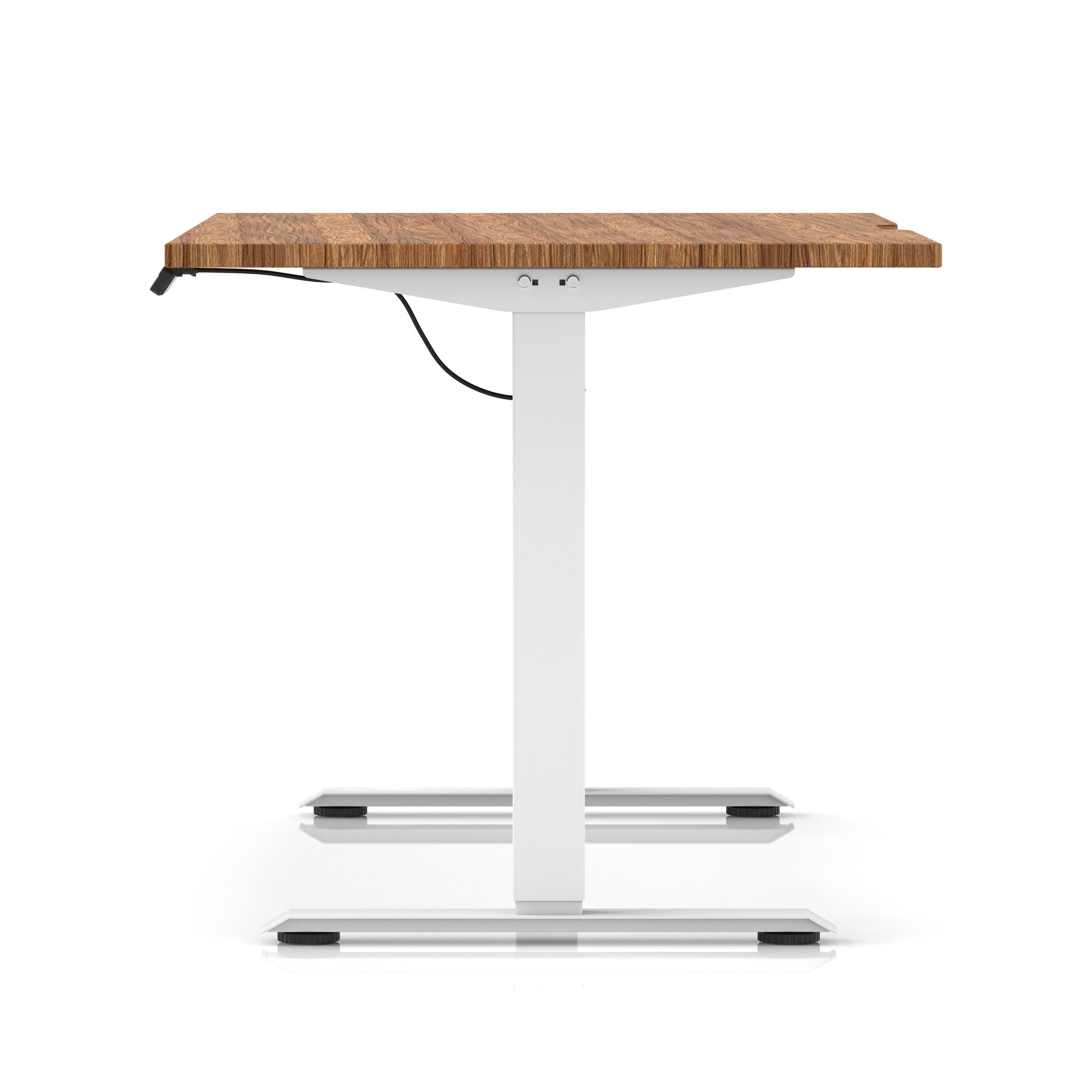 Air Lite Height Adjustable Desk With Scalloped Edge