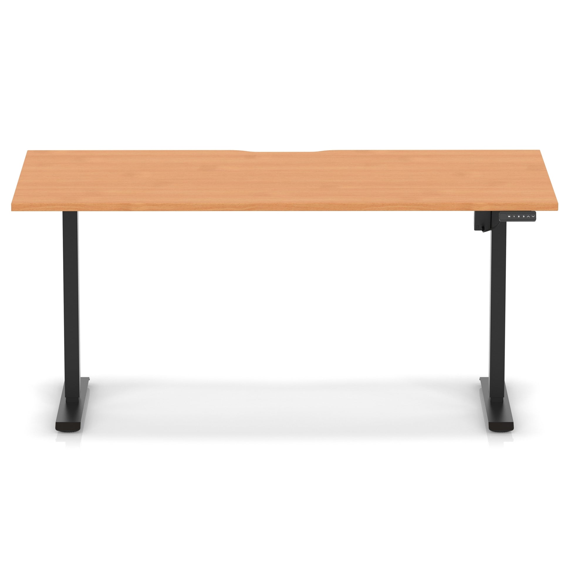 Air Lite Height Adjustable Desk With Scalloped Edge