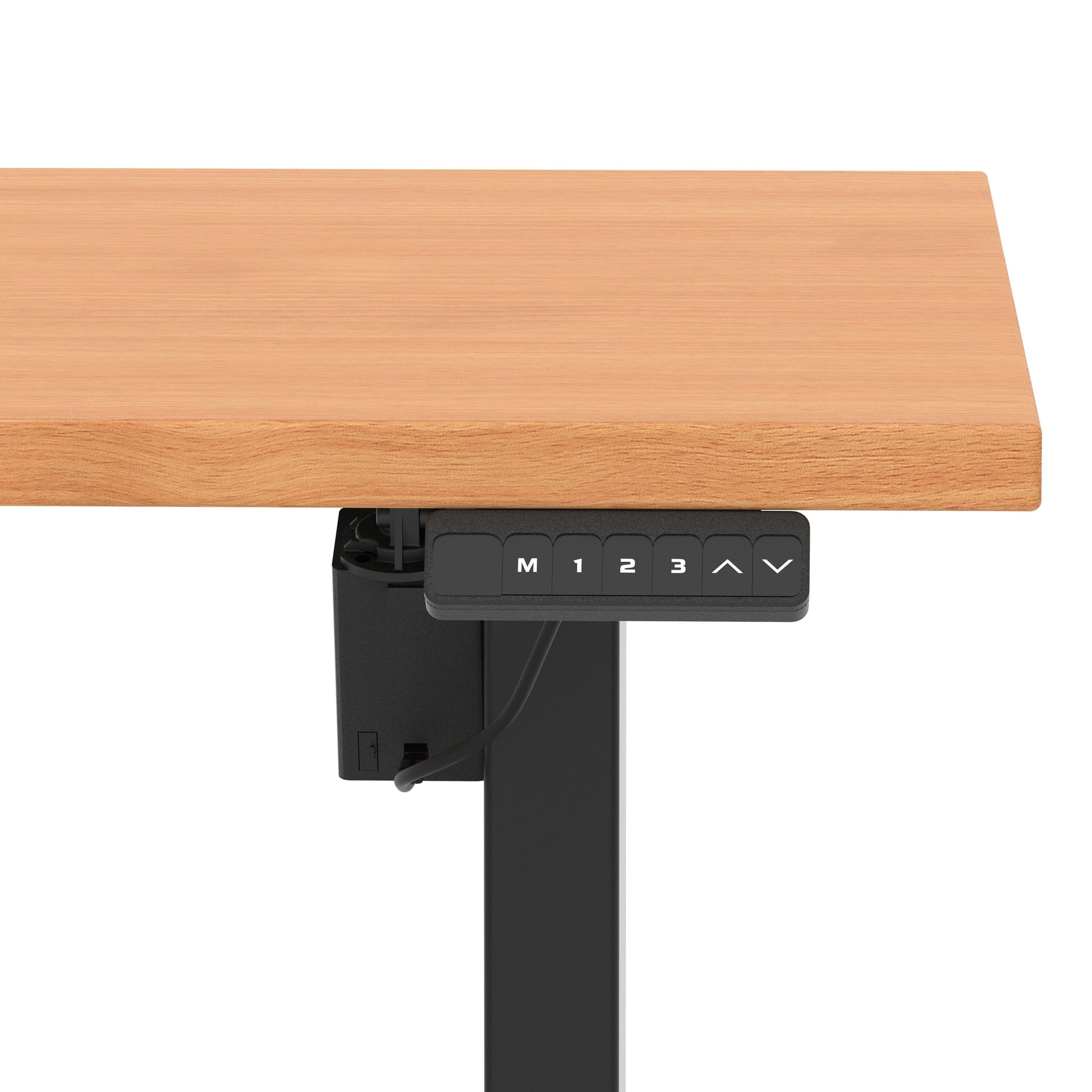 Air Lite Height Adjustable Desk With Scalloped Edge