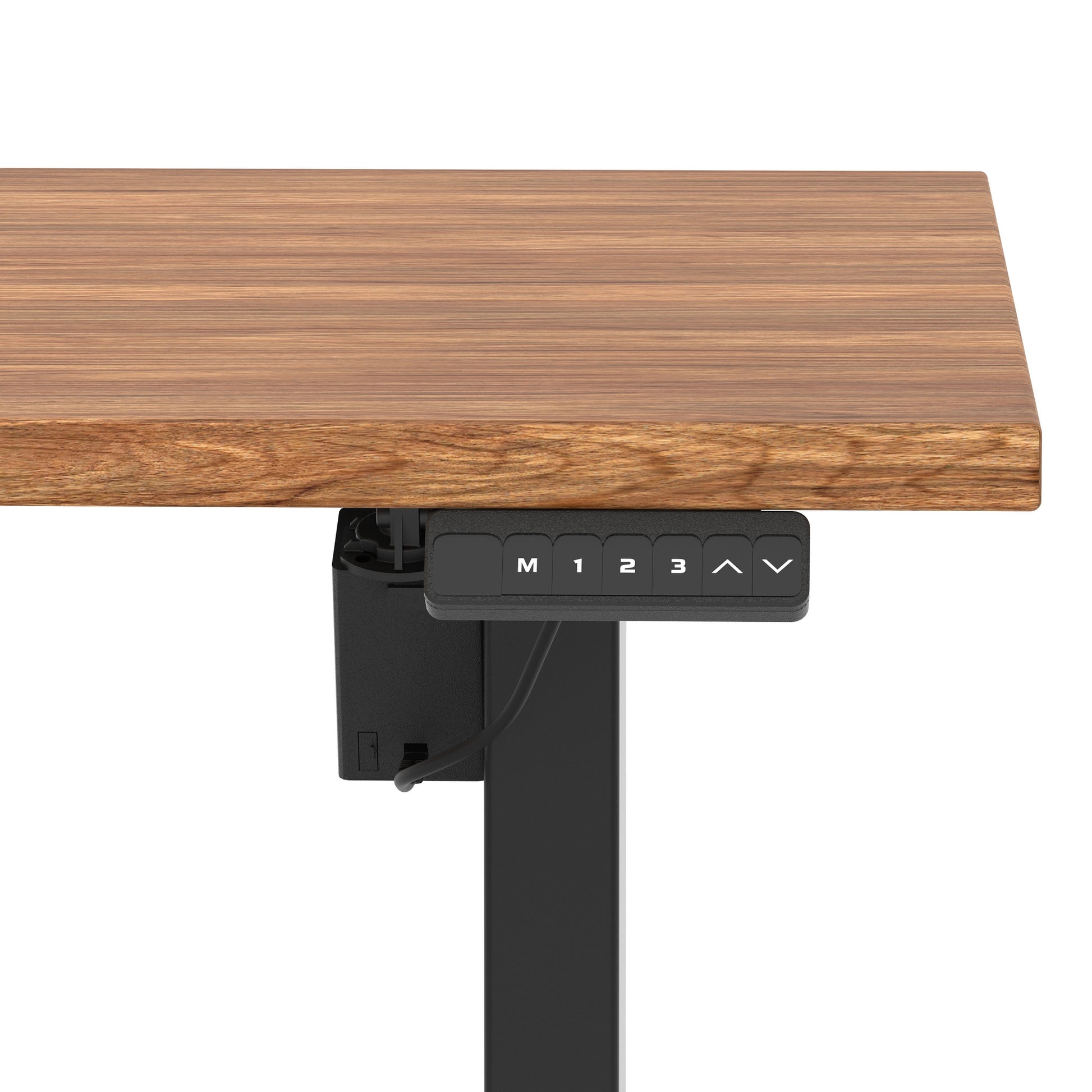 Air Lite Height Adjustable Desk With Scalloped Edge