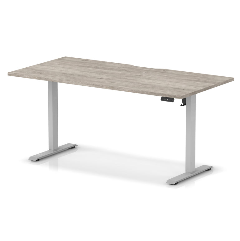 Air Lite Height Adjustable Desk With Scalloped Edge