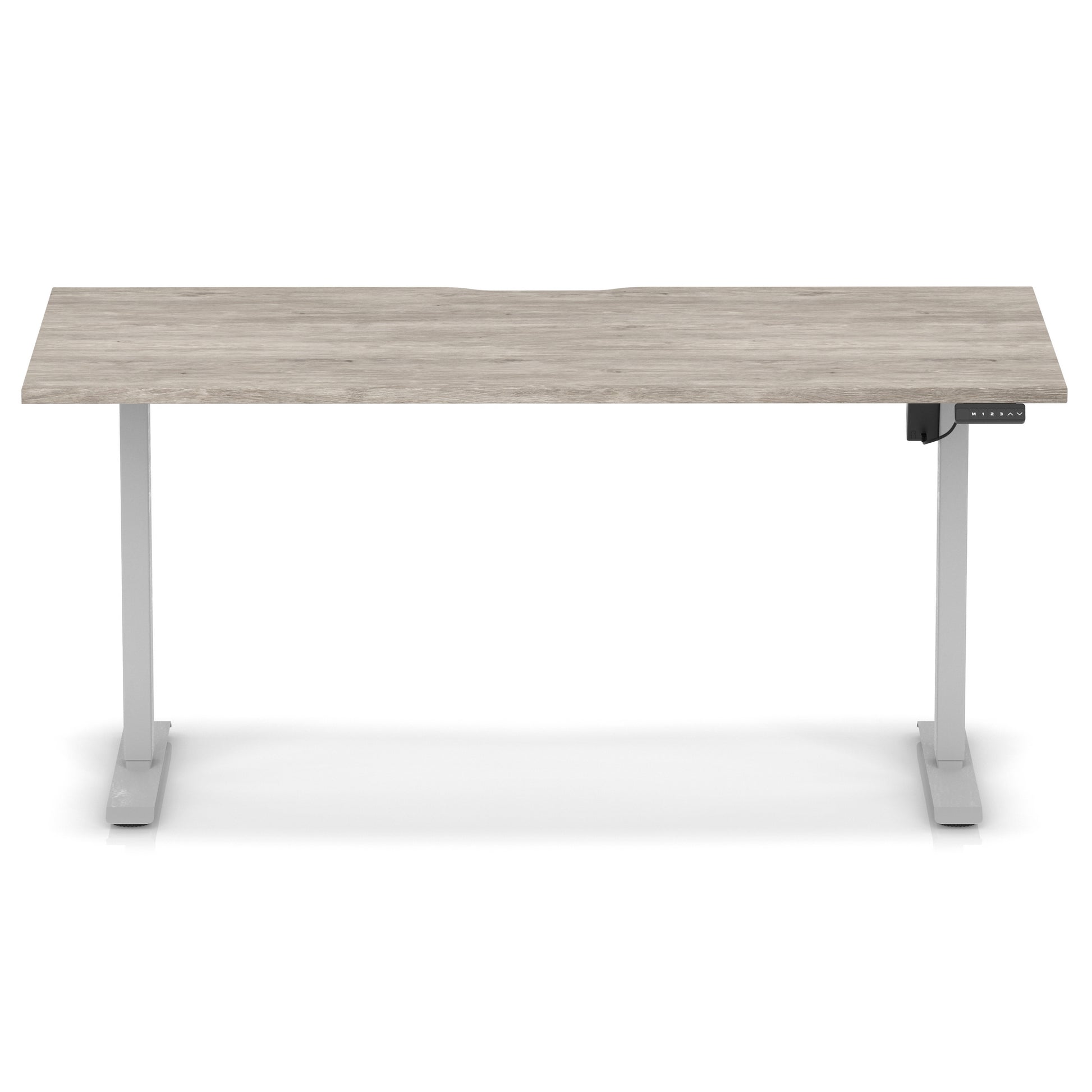 Air Lite Height Adjustable Desk With Scalloped Edge