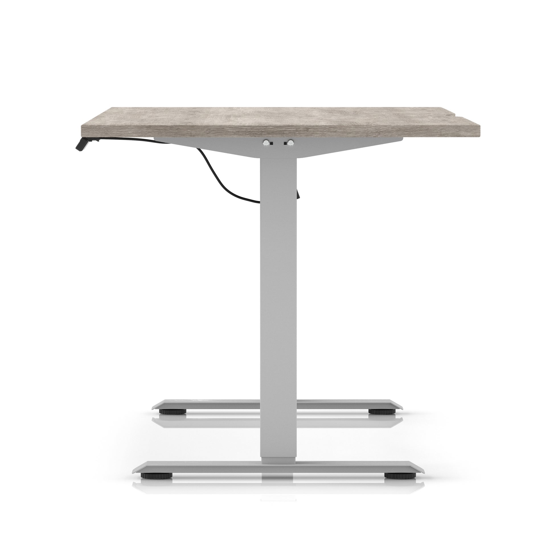 Air Lite Height Adjustable Desk With Scalloped Edge