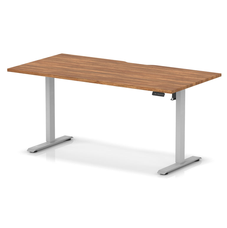 Air Lite Height Adjustable Desk With Scalloped Edge