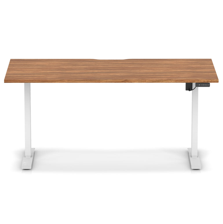 Air Lite Height Adjustable Desk With Scalloped Edge