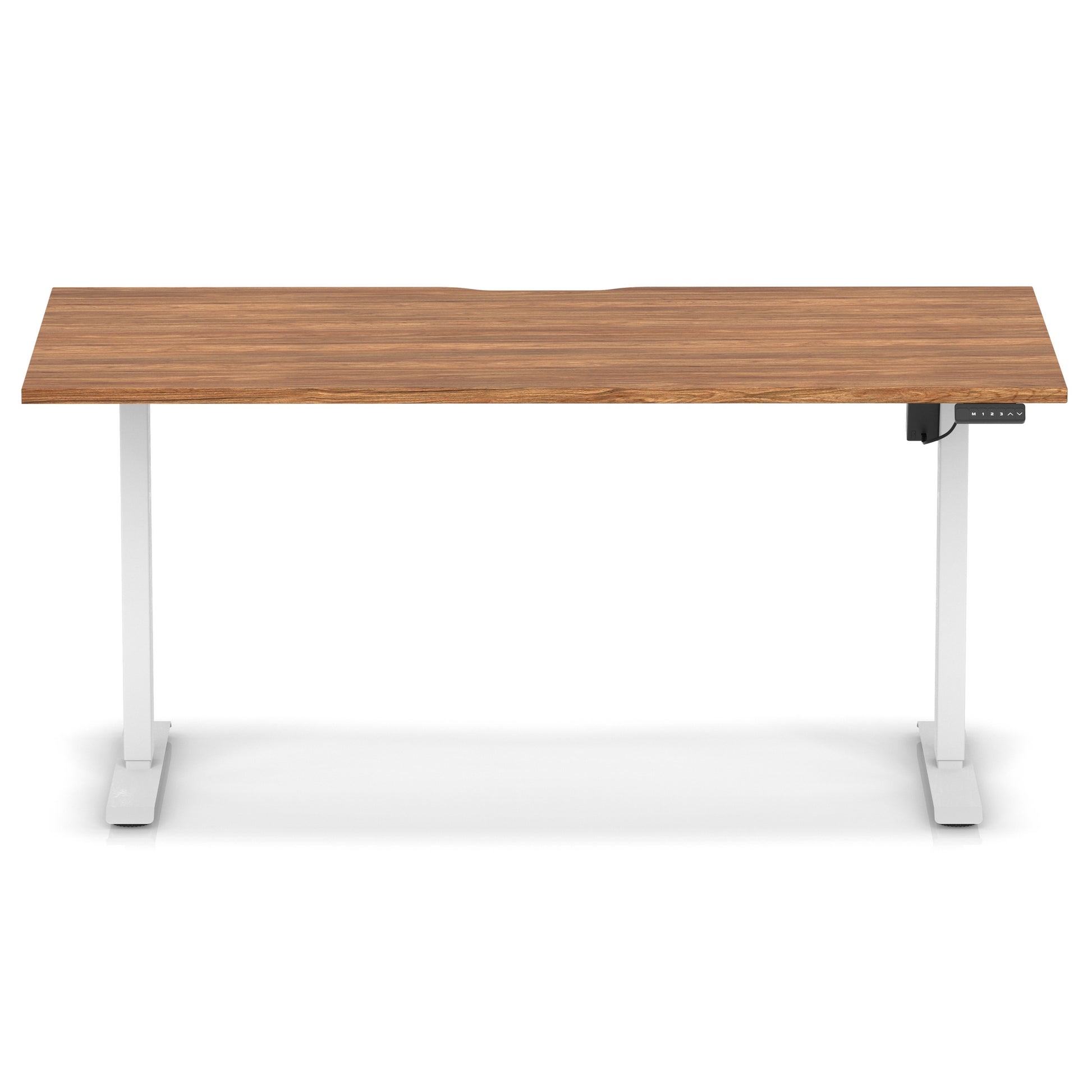Air Lite Height Adjustable Desk With Scalloped Edge