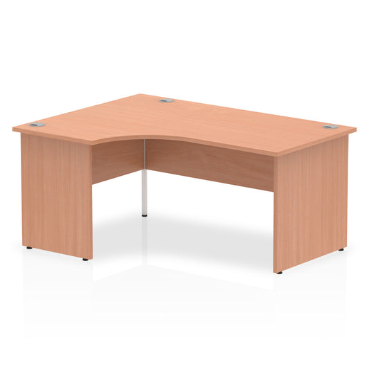 EE - Impulse 1600mm Left Crescent Desk Panel End Leg