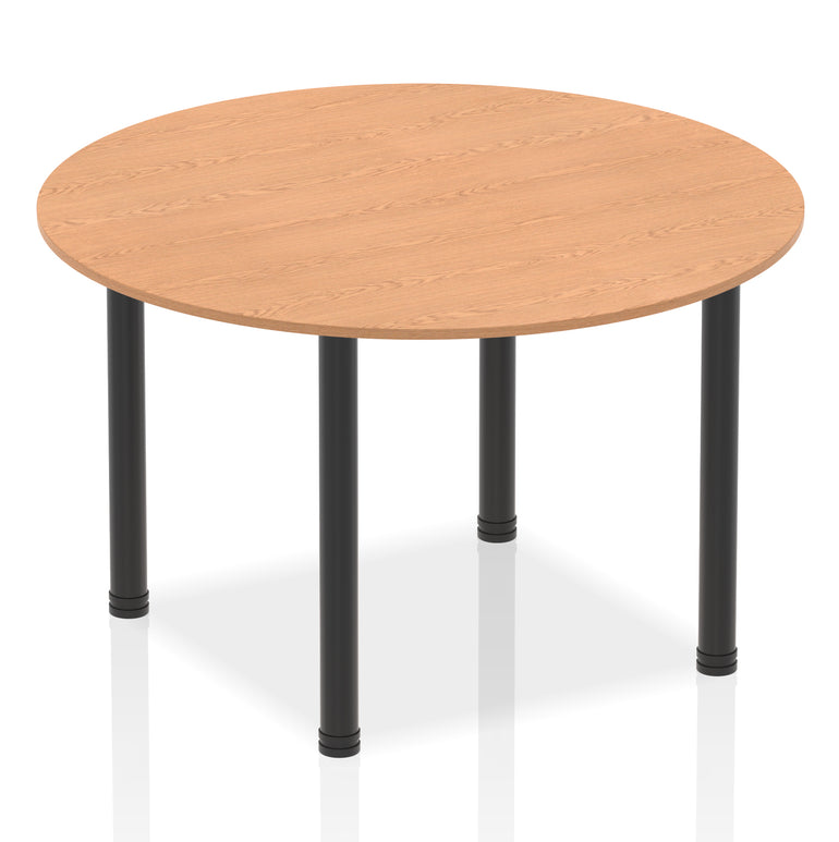Impulse Round Table With Post Leg