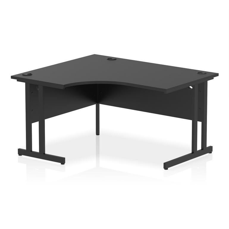 Impulse 1400mm Left Crescent Desk Cantilever Leg