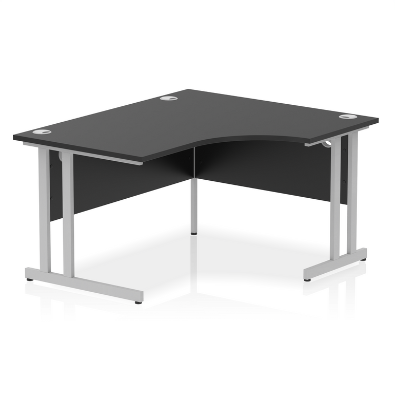 Impulse 1400mm Right Crescent Desk Cantilever Leg