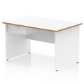  White & Natural Wood