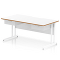  White & Natural Wood