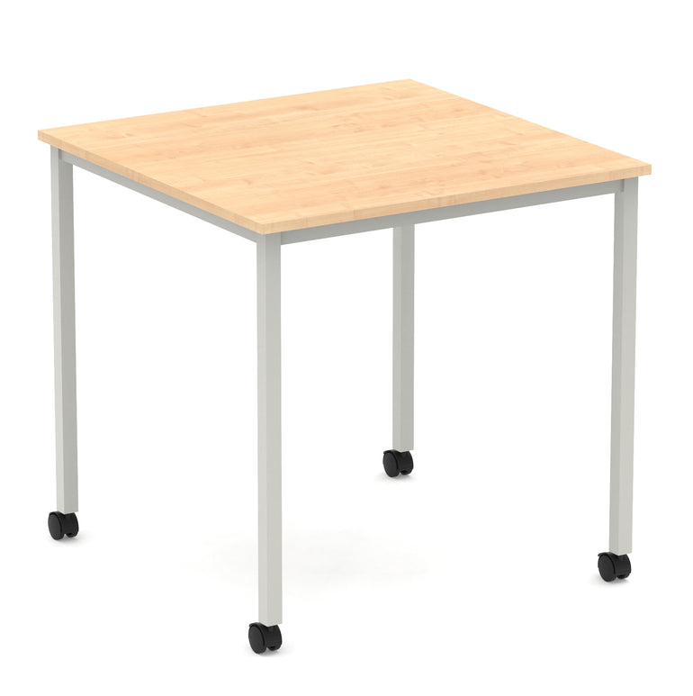 Impulse Straight Table Box Frame Leg With Castors
