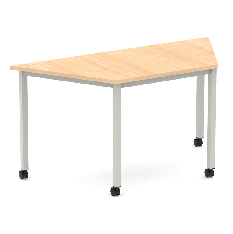 Impulse Trapezium Table Box Frame Leg With Castors
