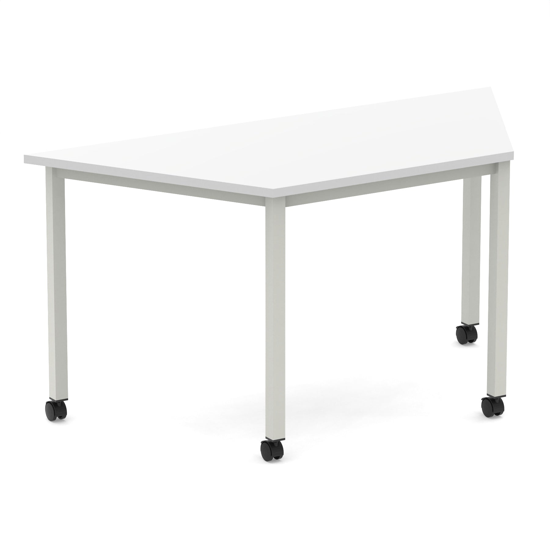 Impulse Trapezium Table Box Frame Leg With Castors
