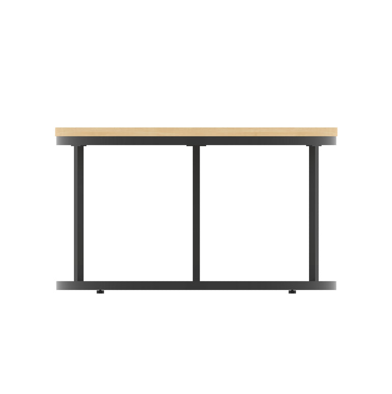 Impulse Round Coffee Table With Metal Frame