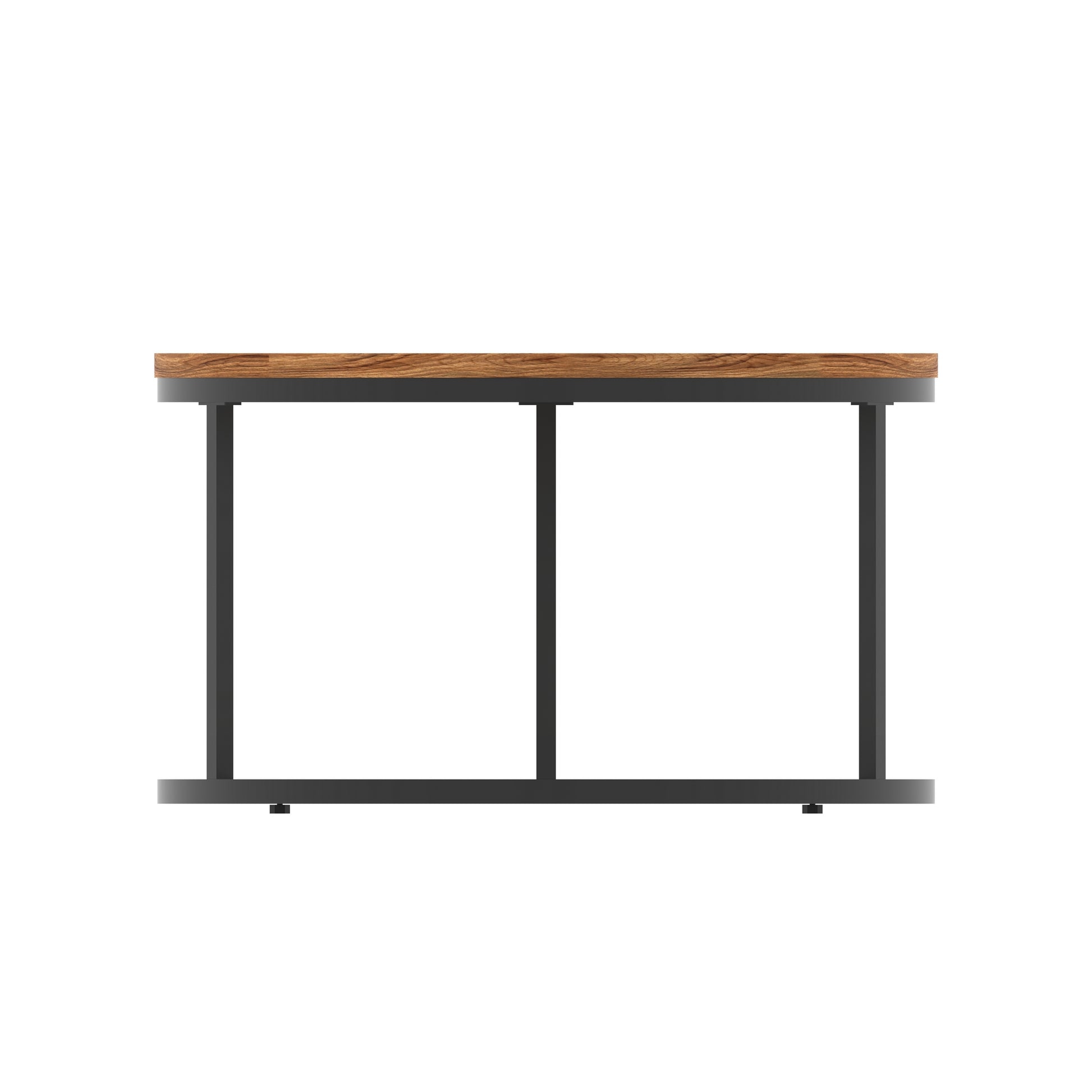 Impulse Round Coffee Table With Metal Frame