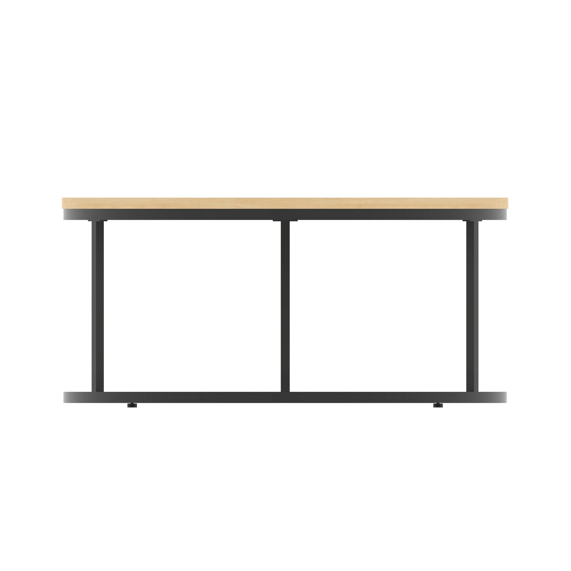 Impulse Round Coffee Table With Metal Frame