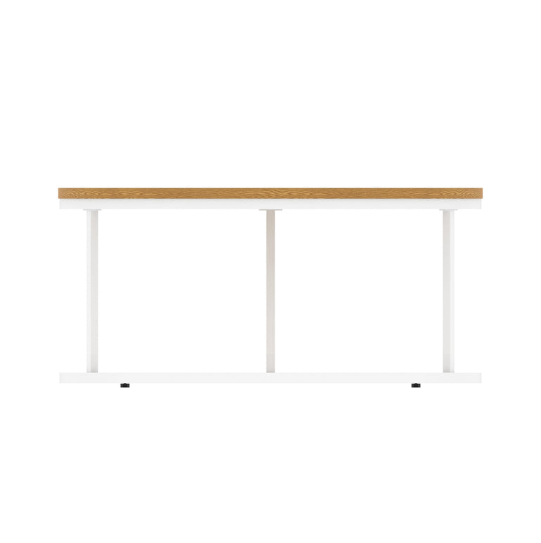 Impulse Round Coffee Table With Metal Frame