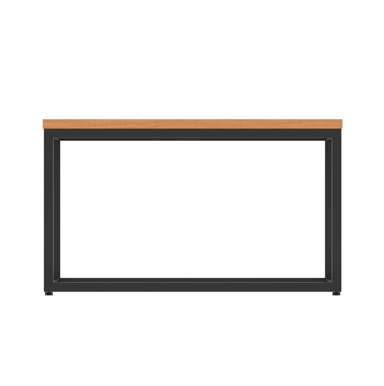 Impulse Square Coffee Table With Metal Frame