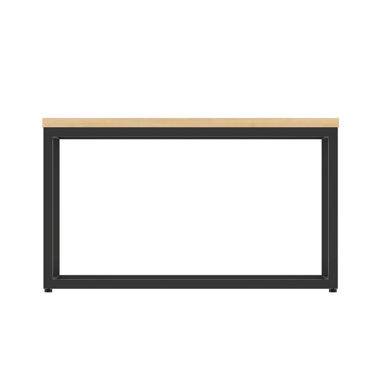 Impulse Square Coffee Table With Metal Frame