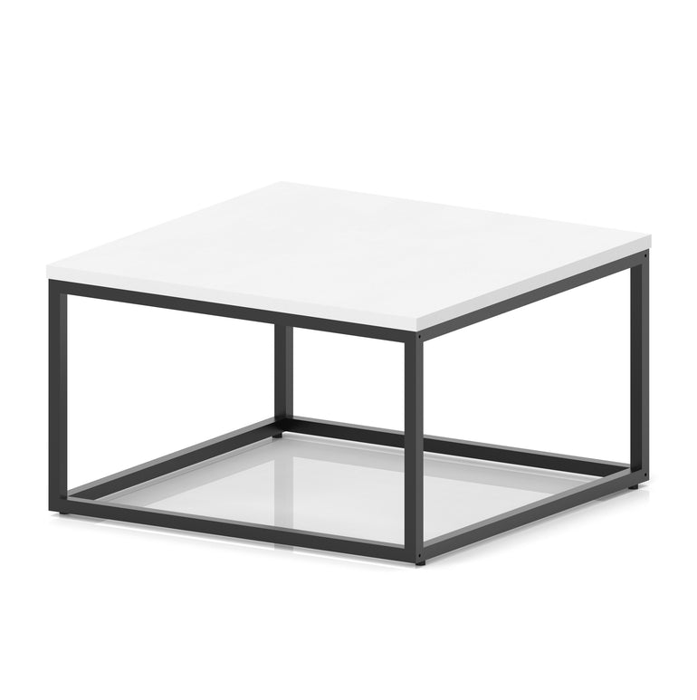 Impulse Square Coffee Table With Metal Frame