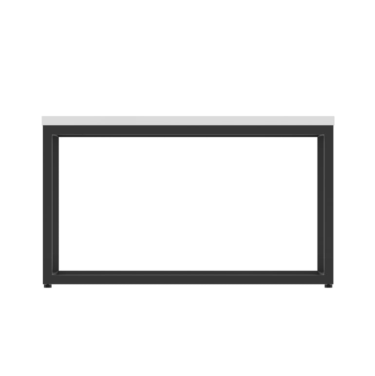 Impulse Square Coffee Table With Metal Frame