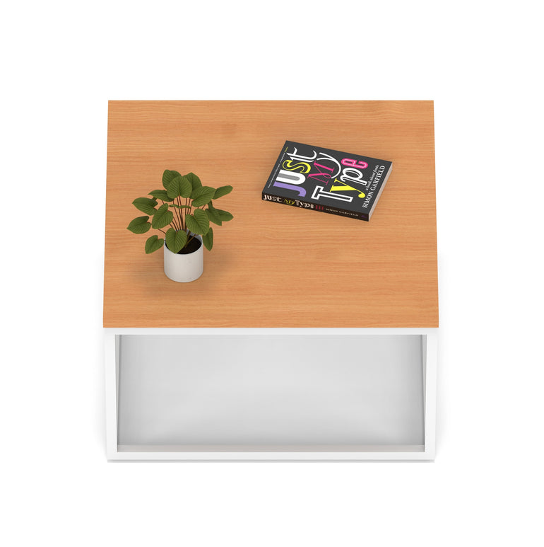 Impulse Square Coffee Table With Metal Frame