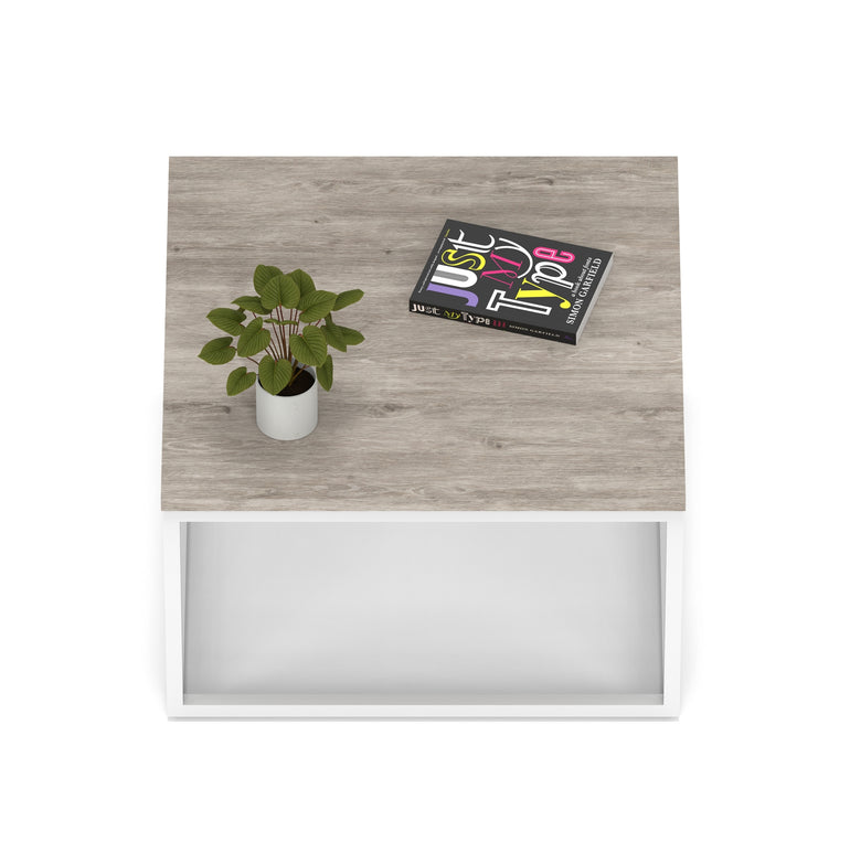 Impulse Square Coffee Table With Metal Frame