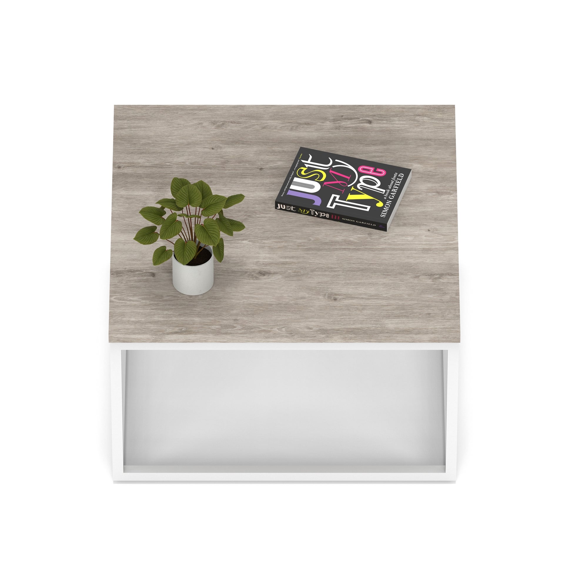 Impulse Square Coffee Table With Metal Frame