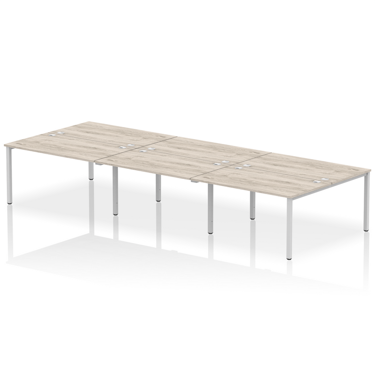 Impulse B2B Bench Desk - 6 Person
