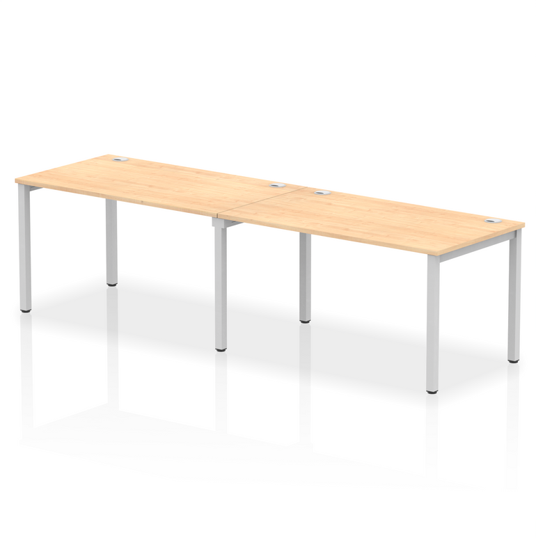 Impulse Single Row Bench Desk - 2 Person