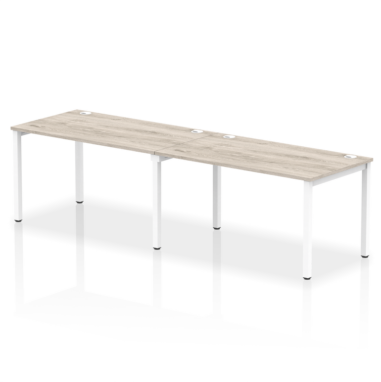 Impulse Single Row Bench Desk - 2 Person