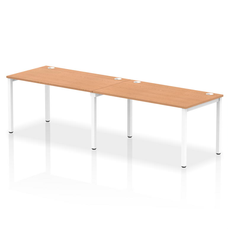 Impulse Single Row Bench Desk - 2 Person
