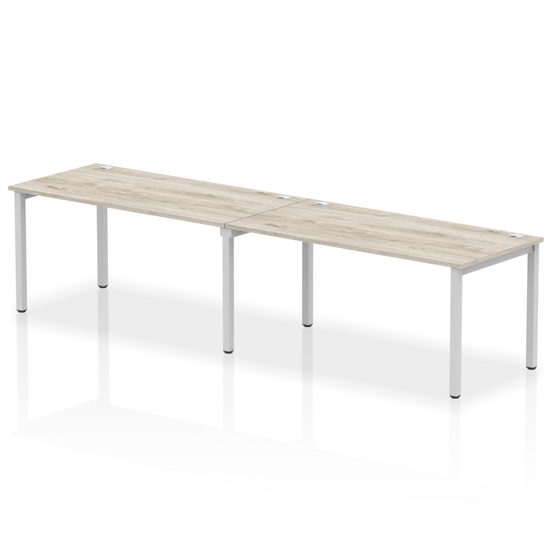 Impulse Single Row Bench Desk - 2 Person